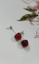 Red Cherry Earring with stone